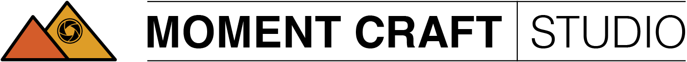 Moment Craft Studio website header